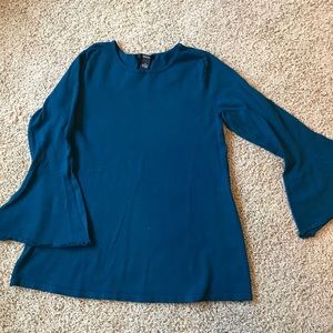 Colorful Alfani bell-sleeved sweater